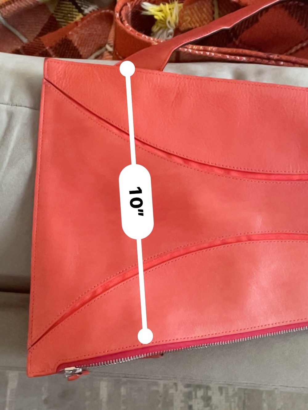 Red Leather backpack PLY - Picture 6 of 11